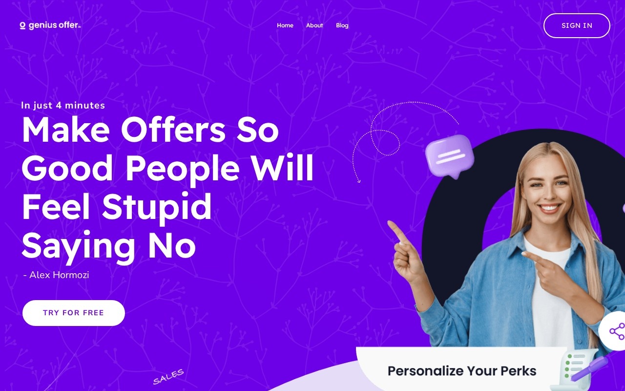 Genius Offer AI官网截图