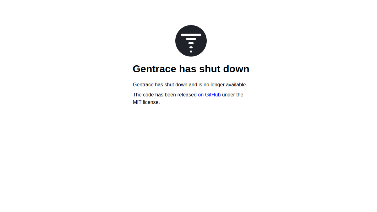 Gentrace官网截图