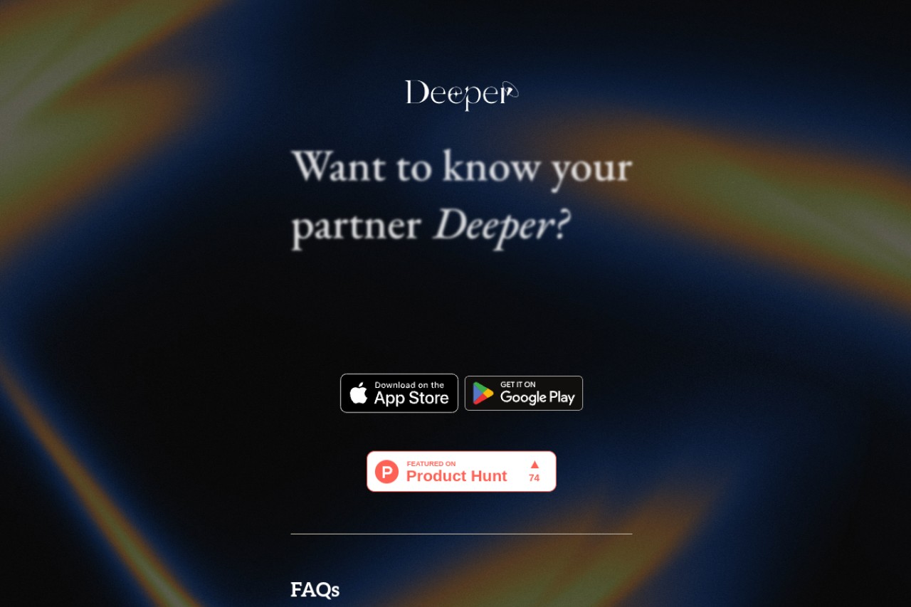 Deeper官网截图