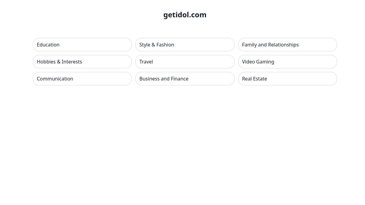 GetIdol官网截图