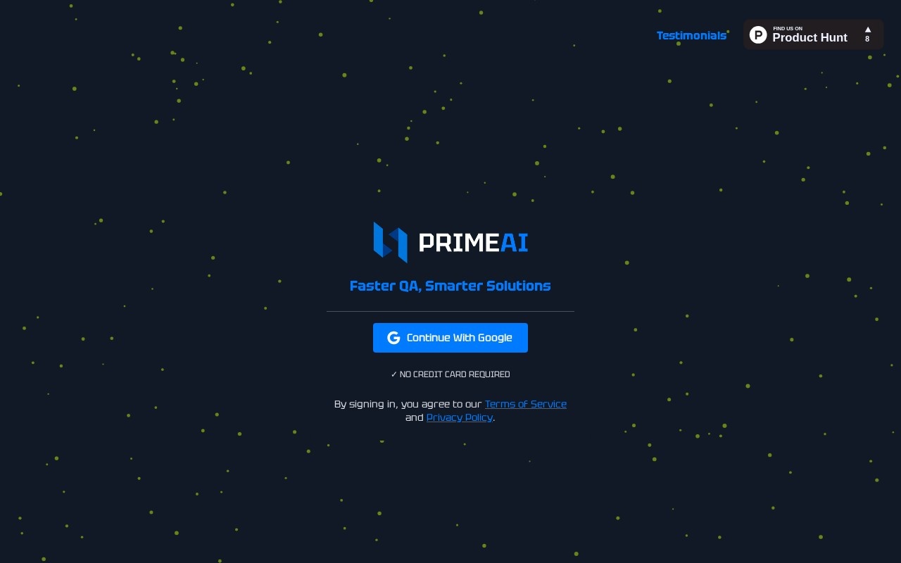 PrimeAI官网截图