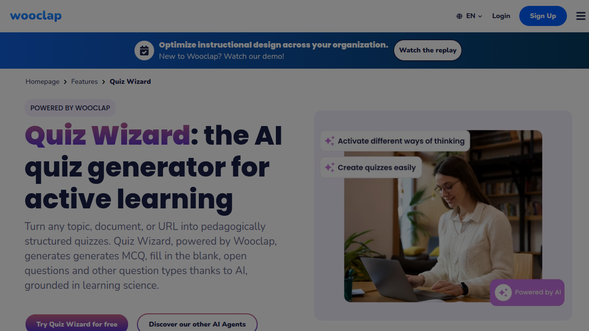 Quiz Wizard官网截图