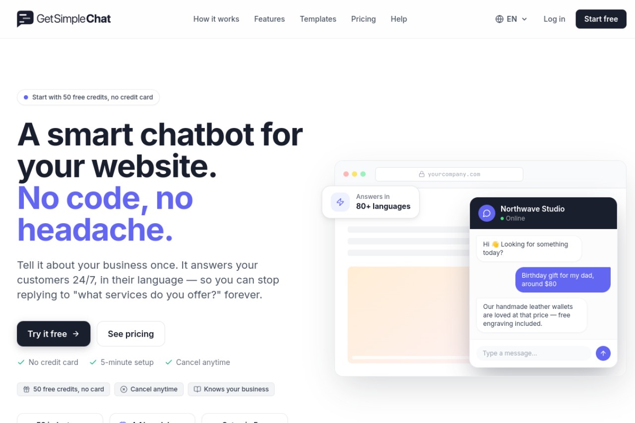 Get Simple Chat官网截图