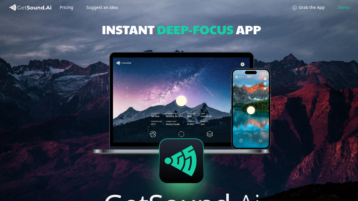 Getsound官网截图
