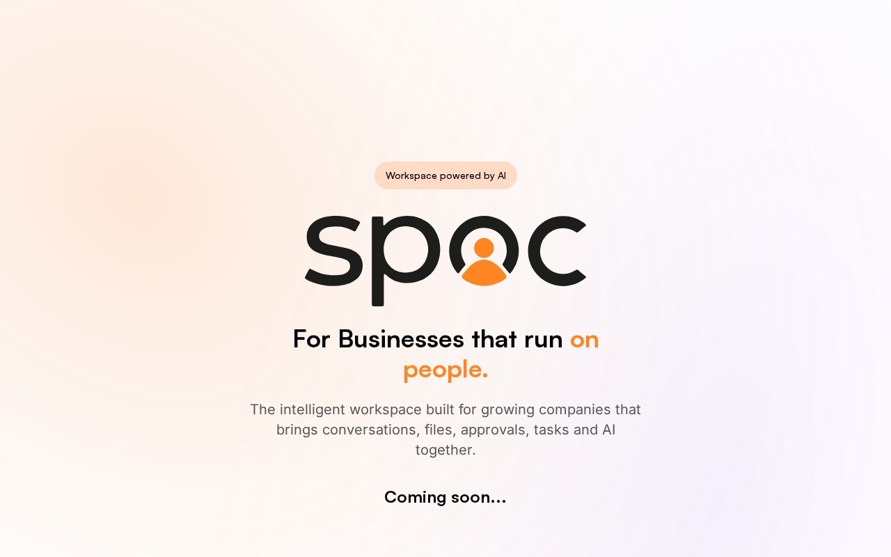 Spoc AI官网截图