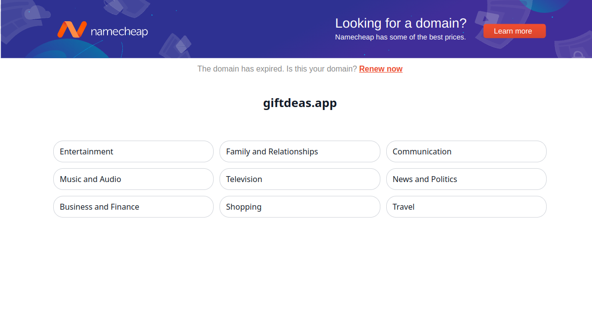Giftdeas AI官网截图