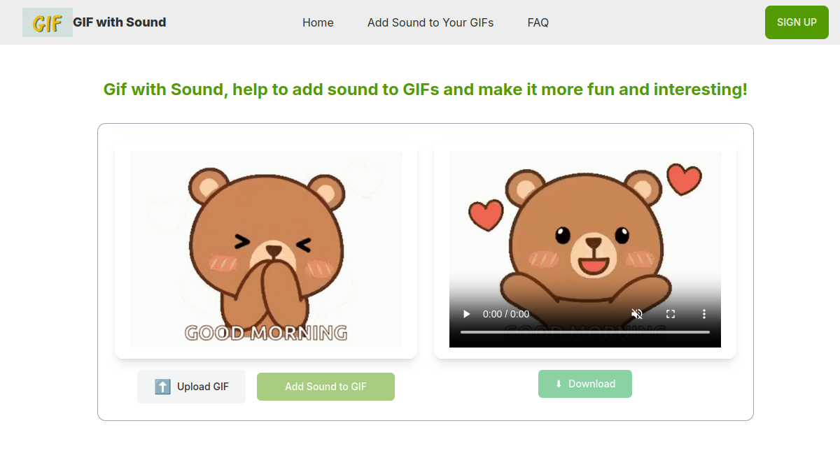 GIF with Sound官网截图