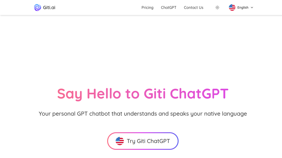 Giti.AI官网截图
