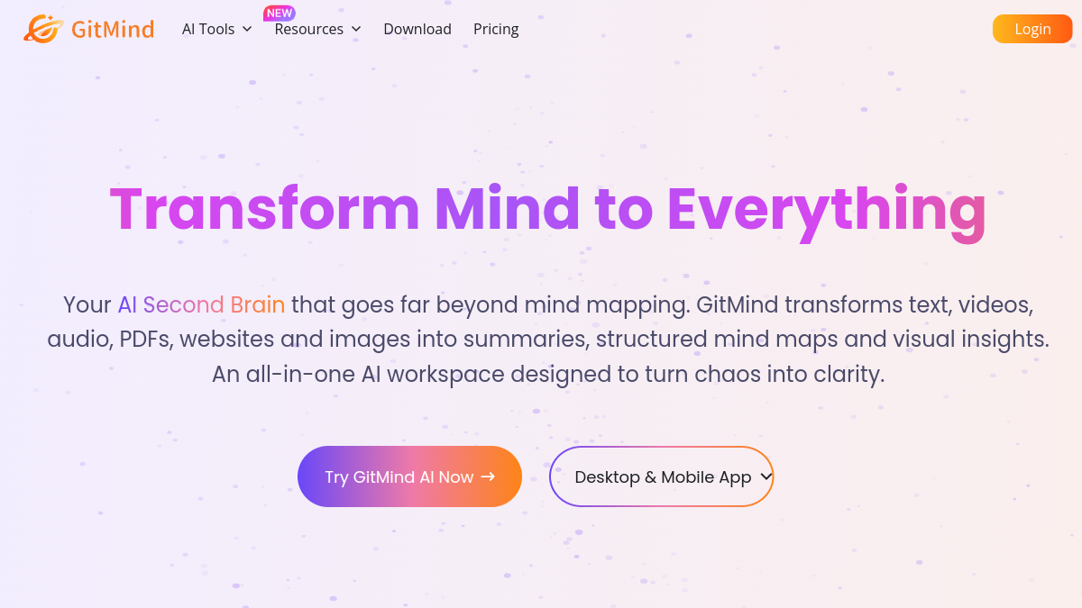 GitMind官网截图