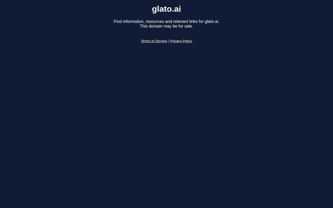 Glato AI官网截图