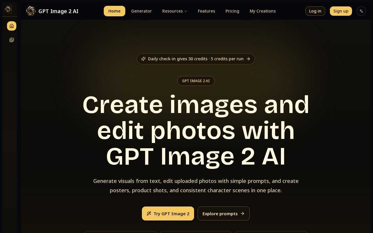 Gpt Image 2 AI官网截图