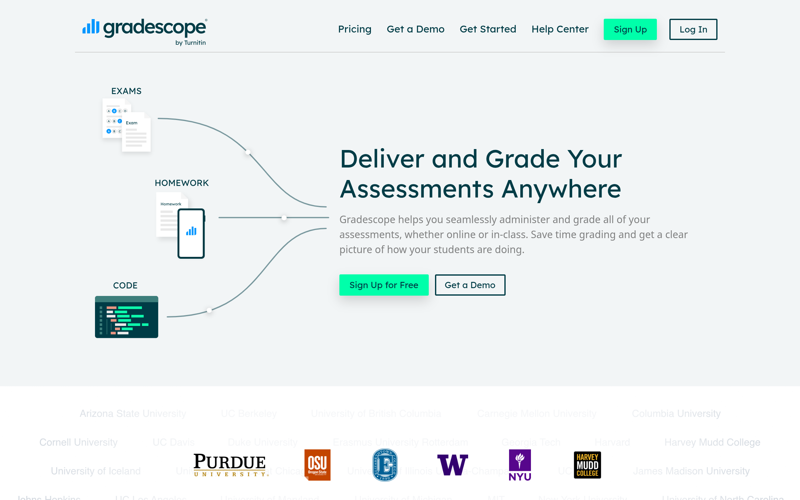 Gradescope官网截图