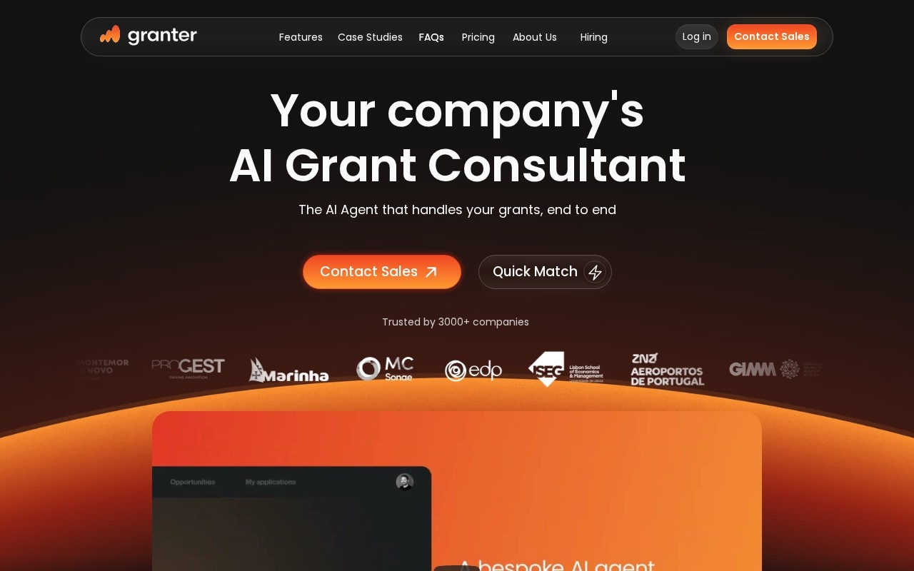 Granter.ai官网截图