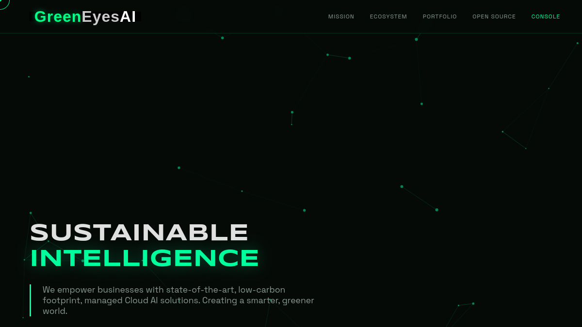 GreenEyes.AI - Image Recog. Tech as API官网截图