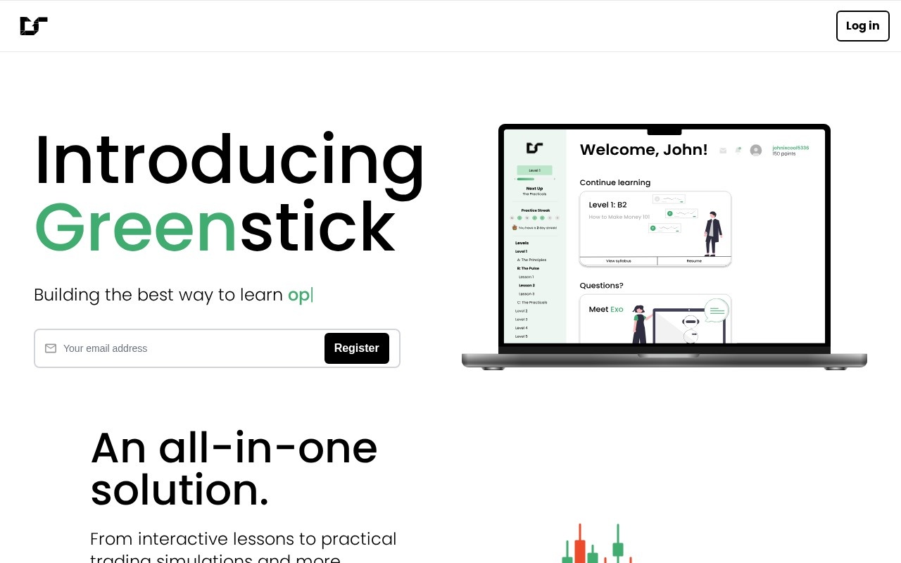 Greenstick官网截图