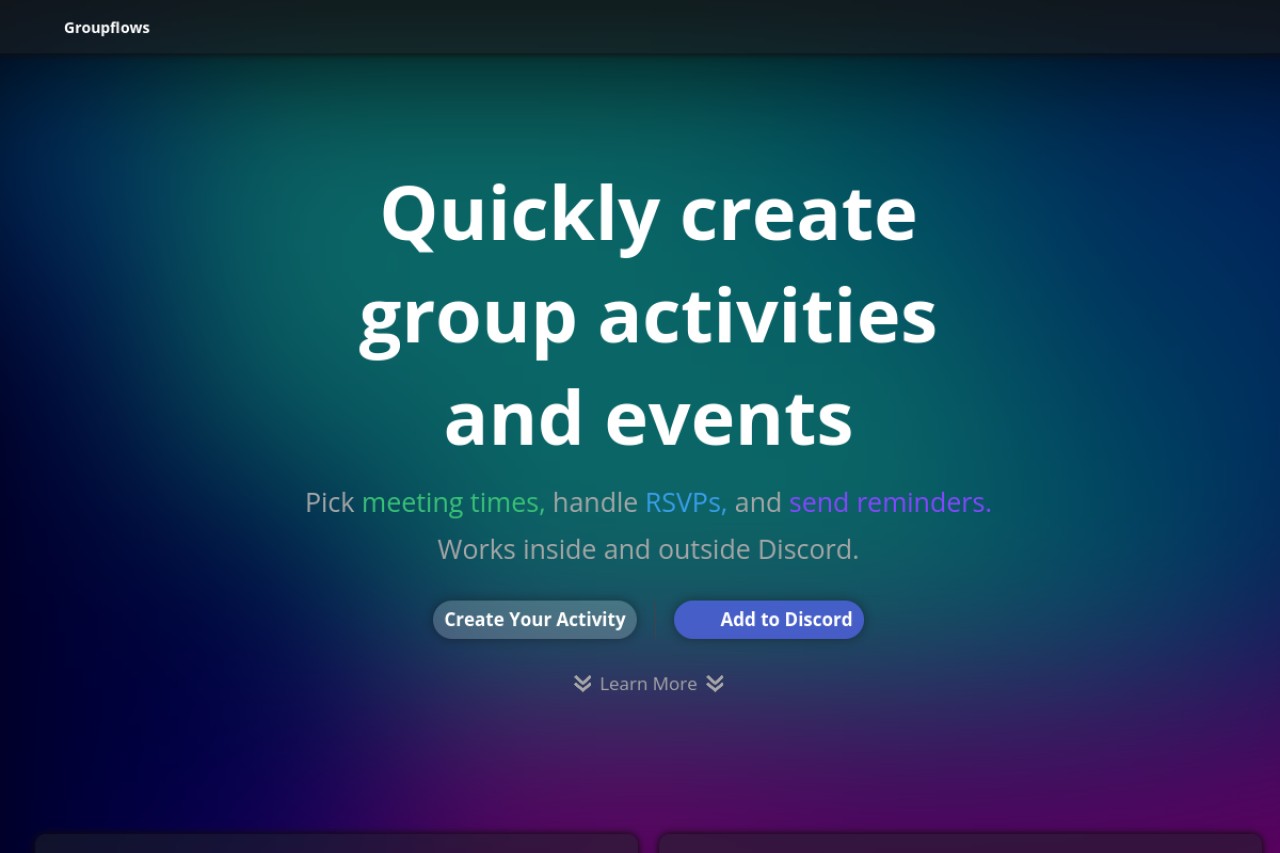 Groupflows官网截图