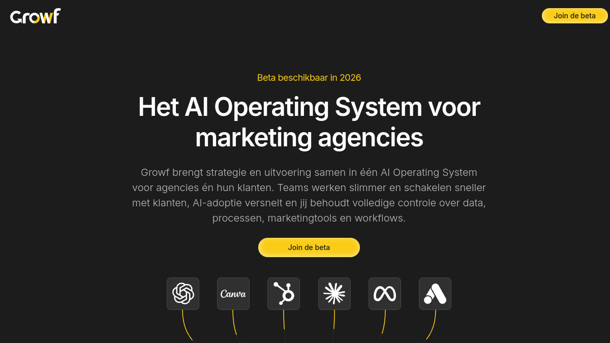Growf AI官网截图
