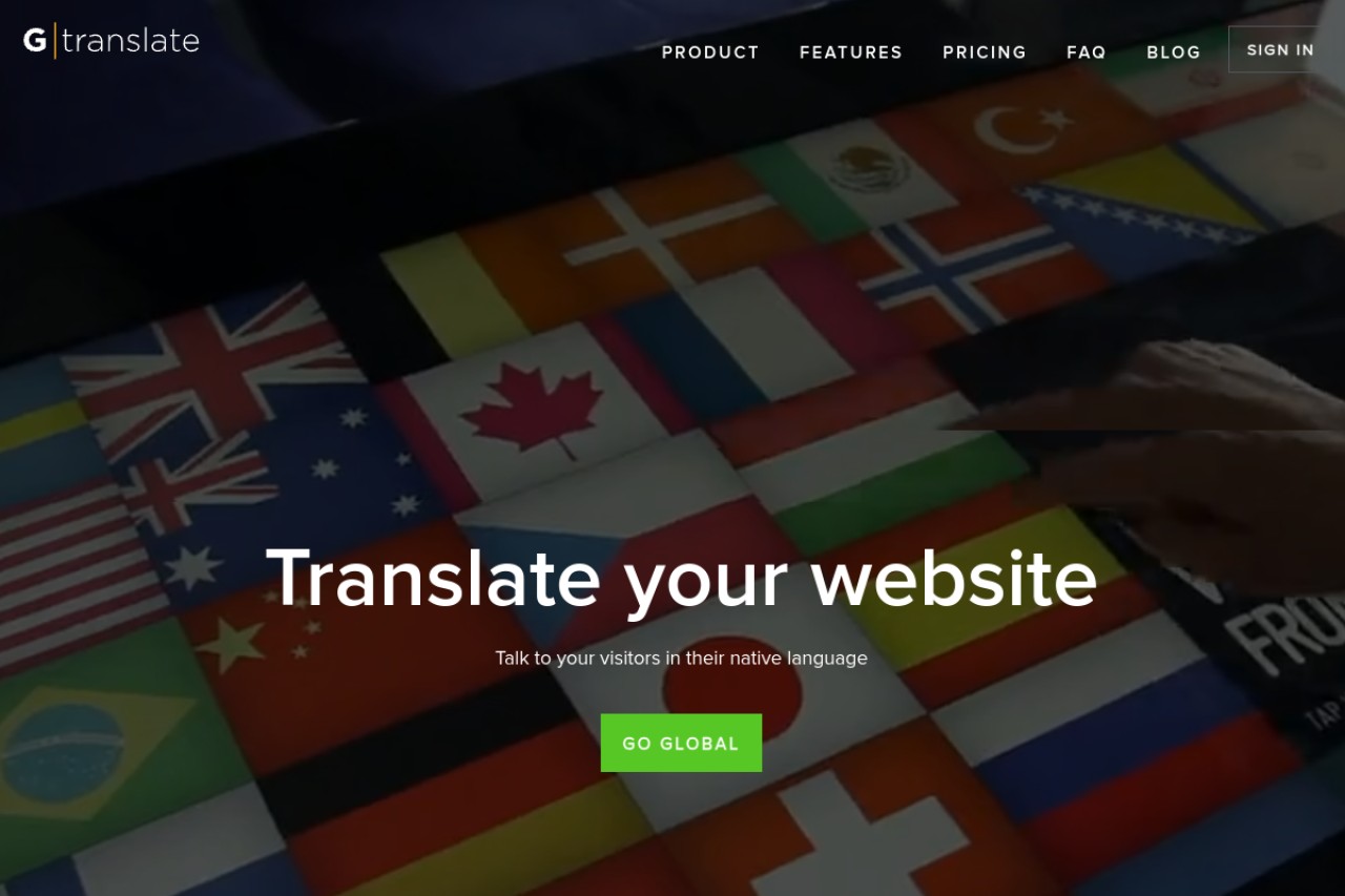 GTranslate官网截图
