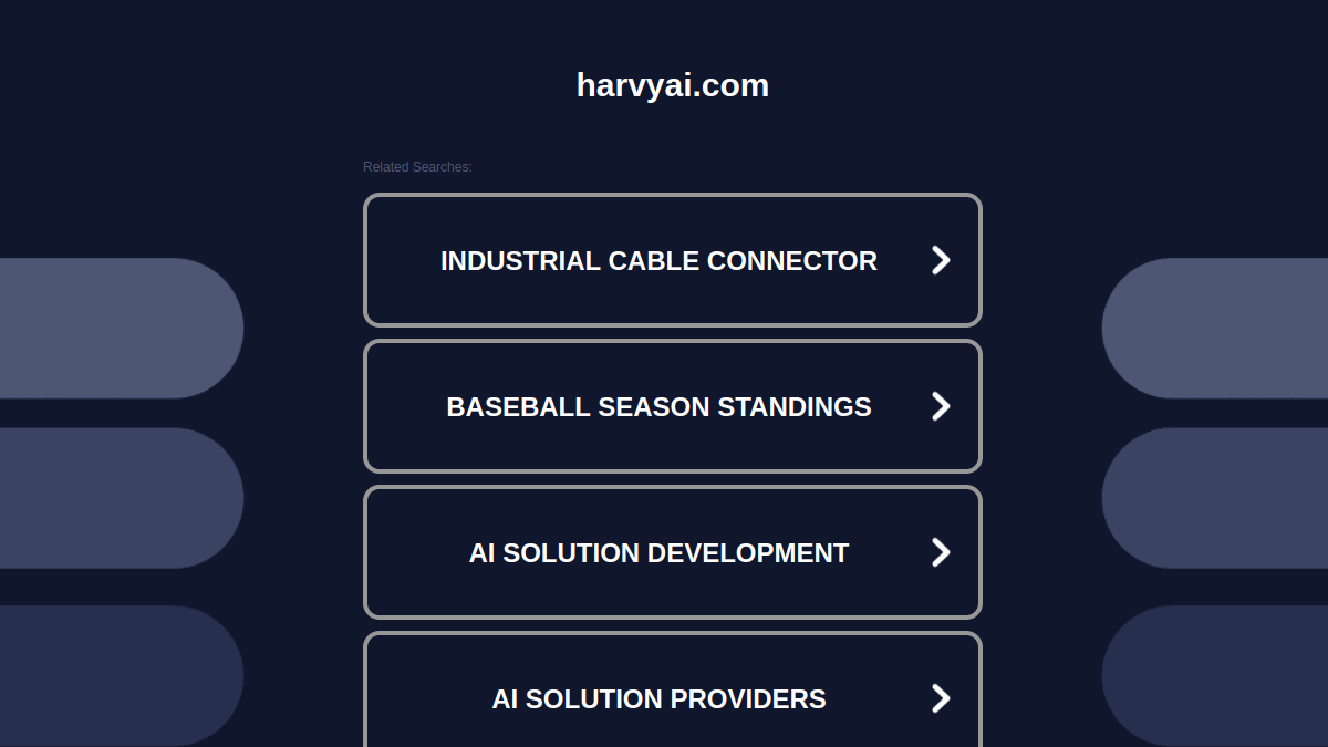 HarvyAI官网截图