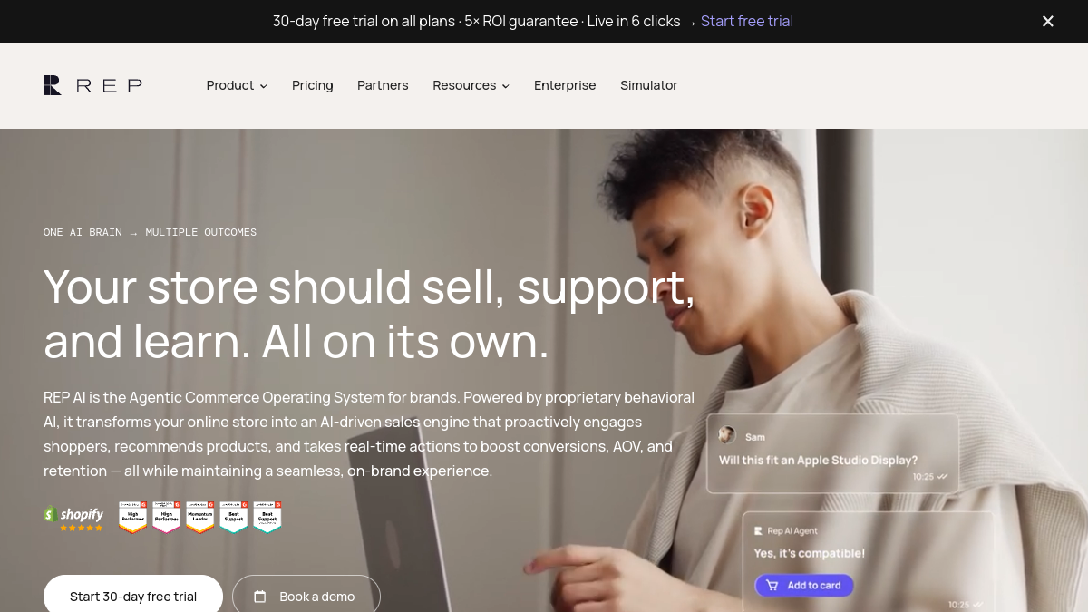 Rep AI官网截图