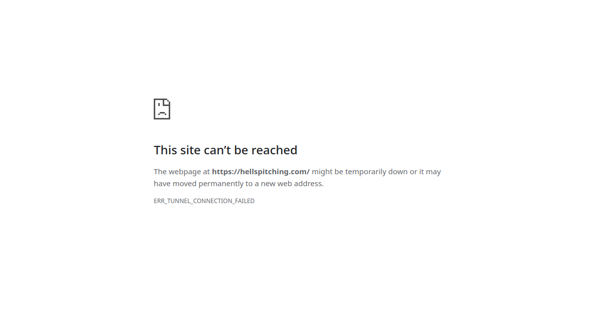 Hell's Pitching官网截图
