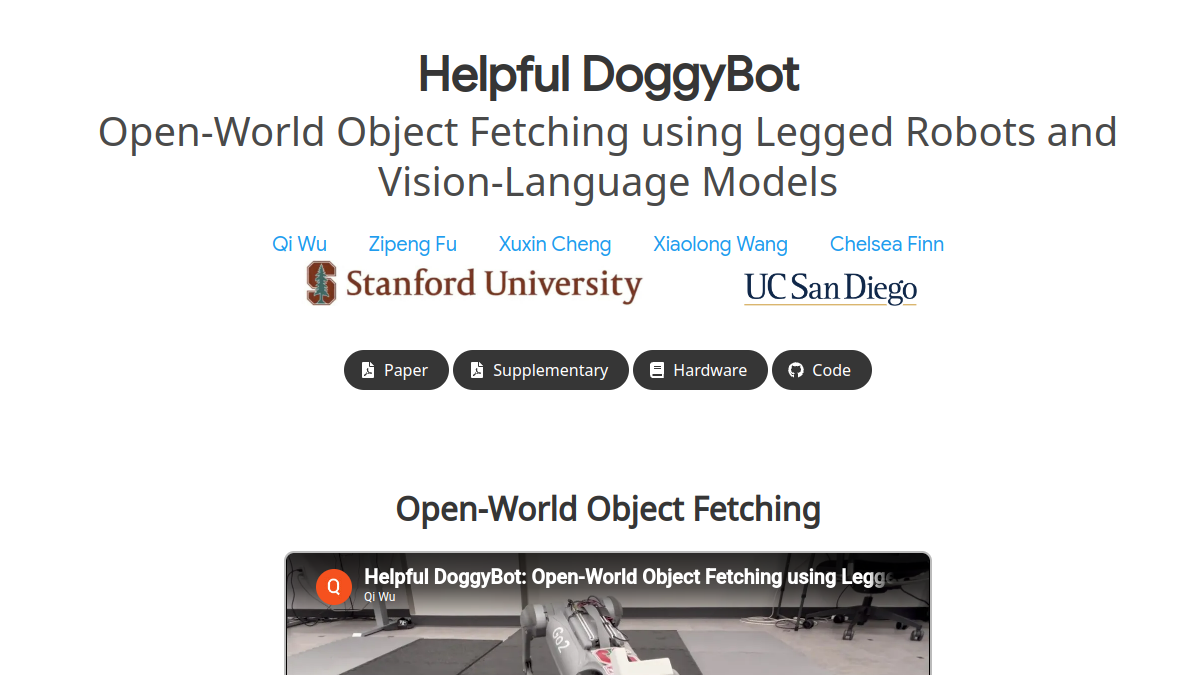 Helpful DoggyBot官网截图