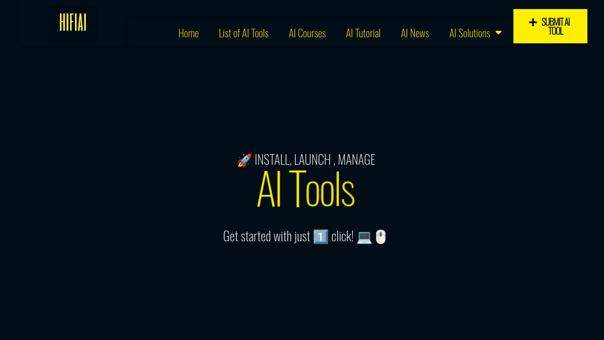 AI Tools Hub官网截图