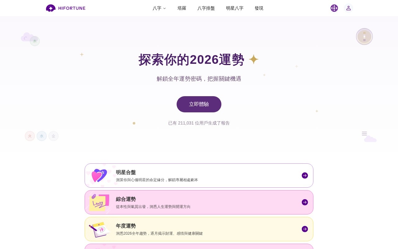 HIFORTUNE官网截图