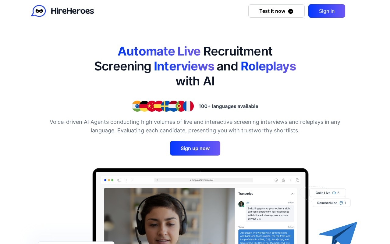 HireHeroes官网截图