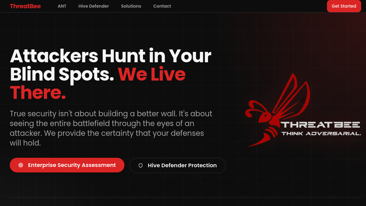 Hive Defender by ThreatBee官网截图