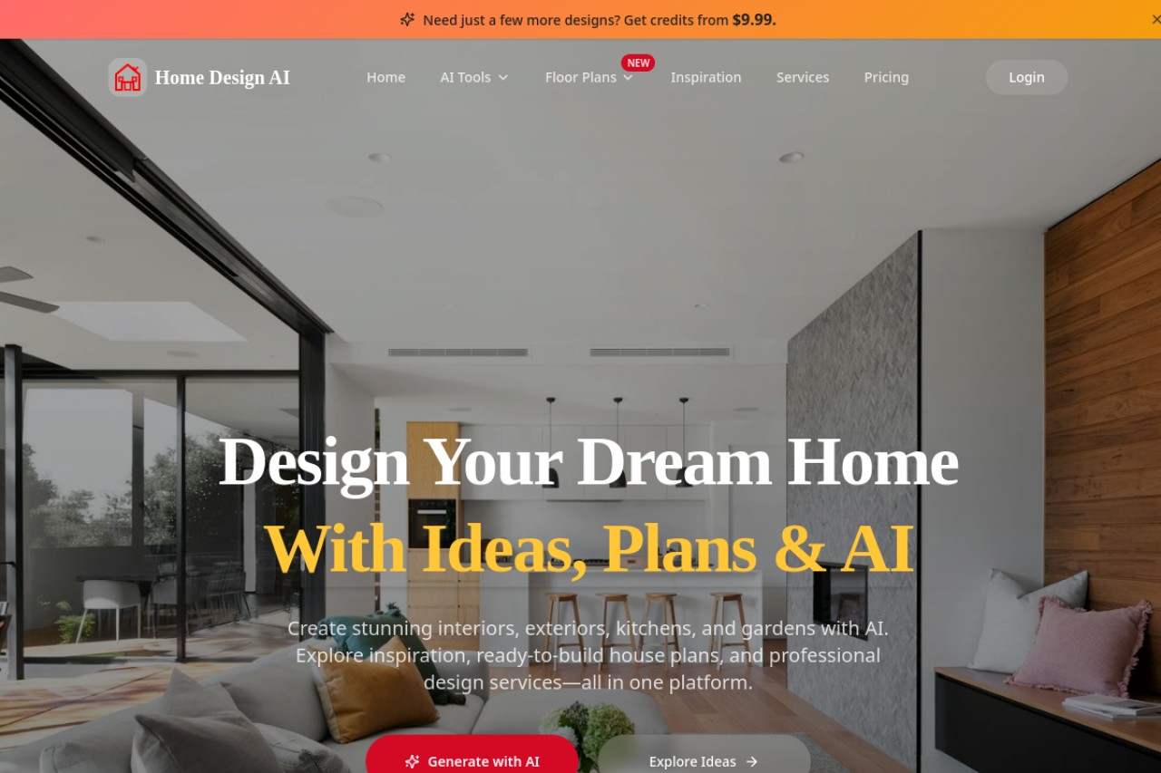 Home Design AI官网截图