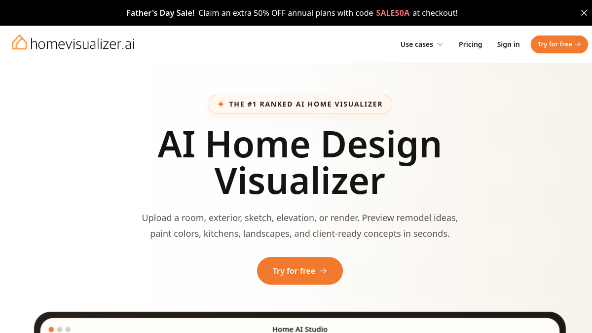 Home Visualizer AI官网截图