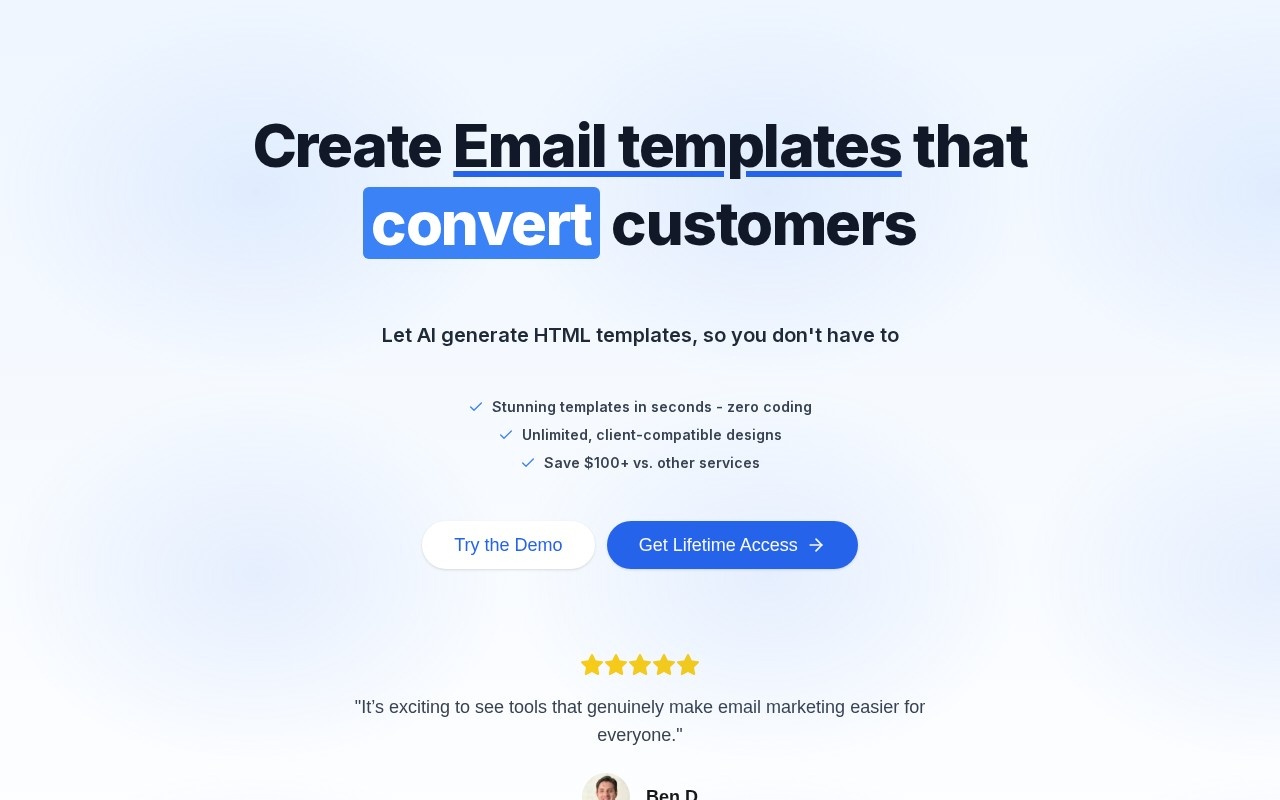 HTML Email官网截图