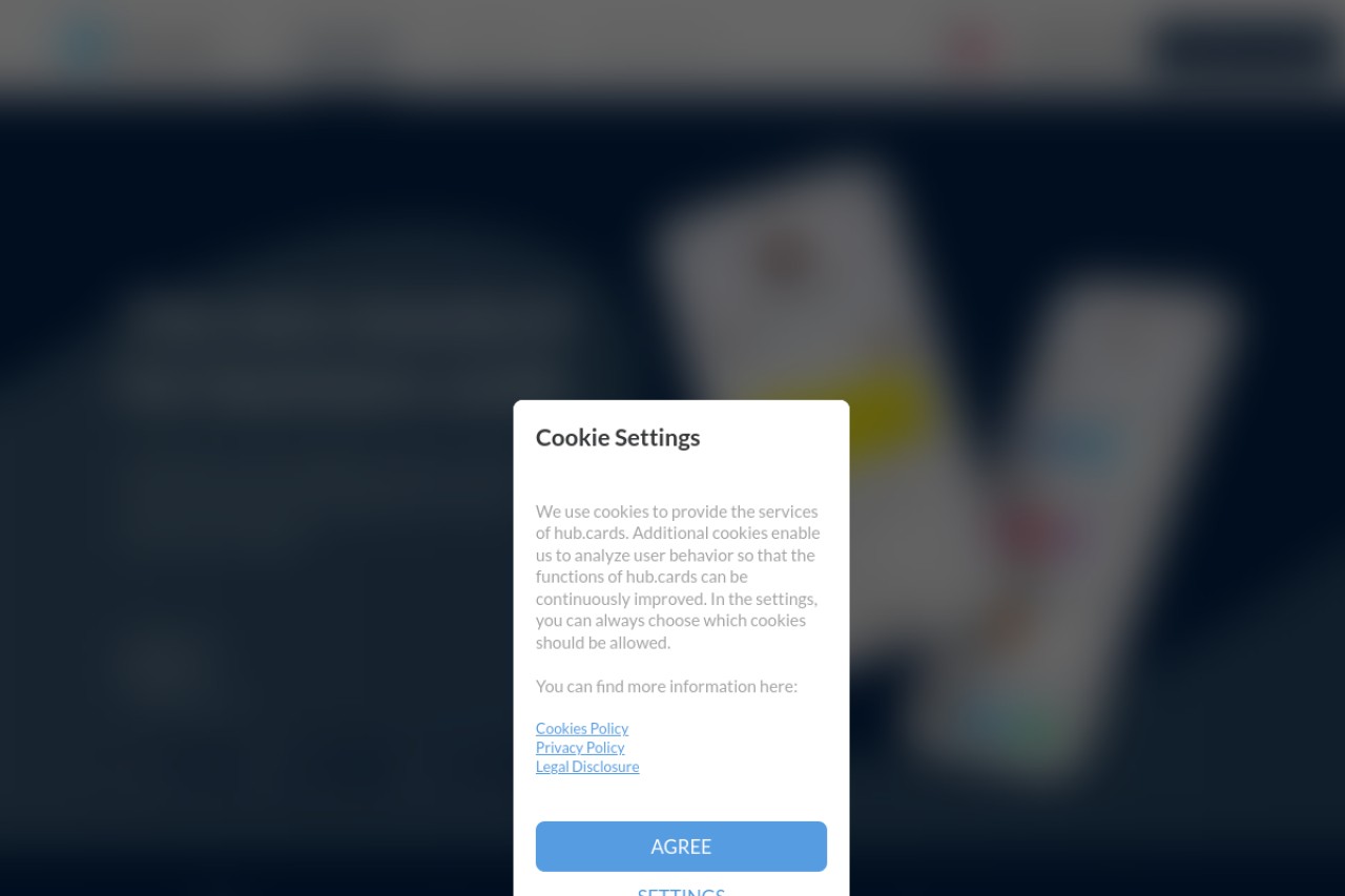 hub.cards官网截图