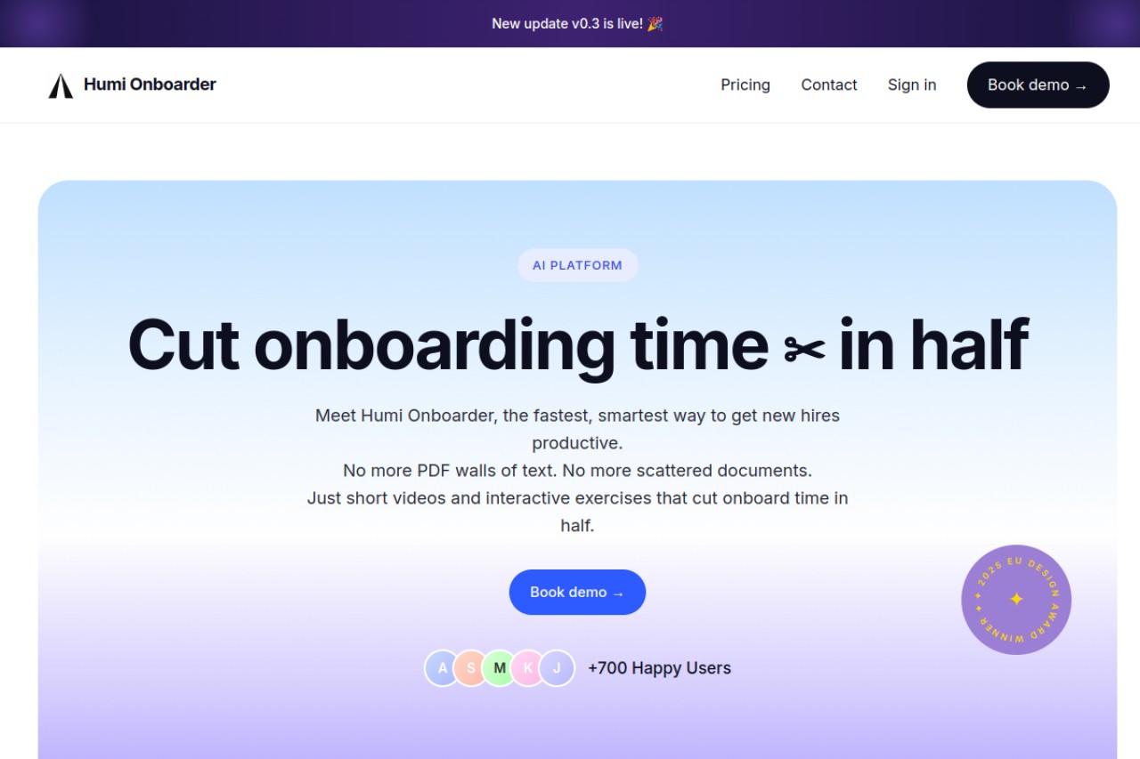Humio onboarder官网截图