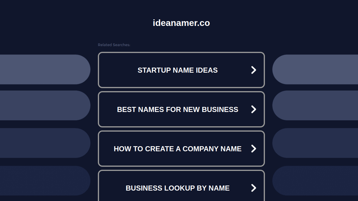IdeaNamer官网截图