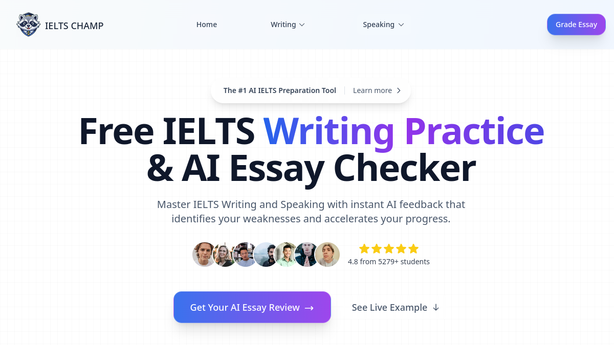 IELTS CHAMP官网截图
