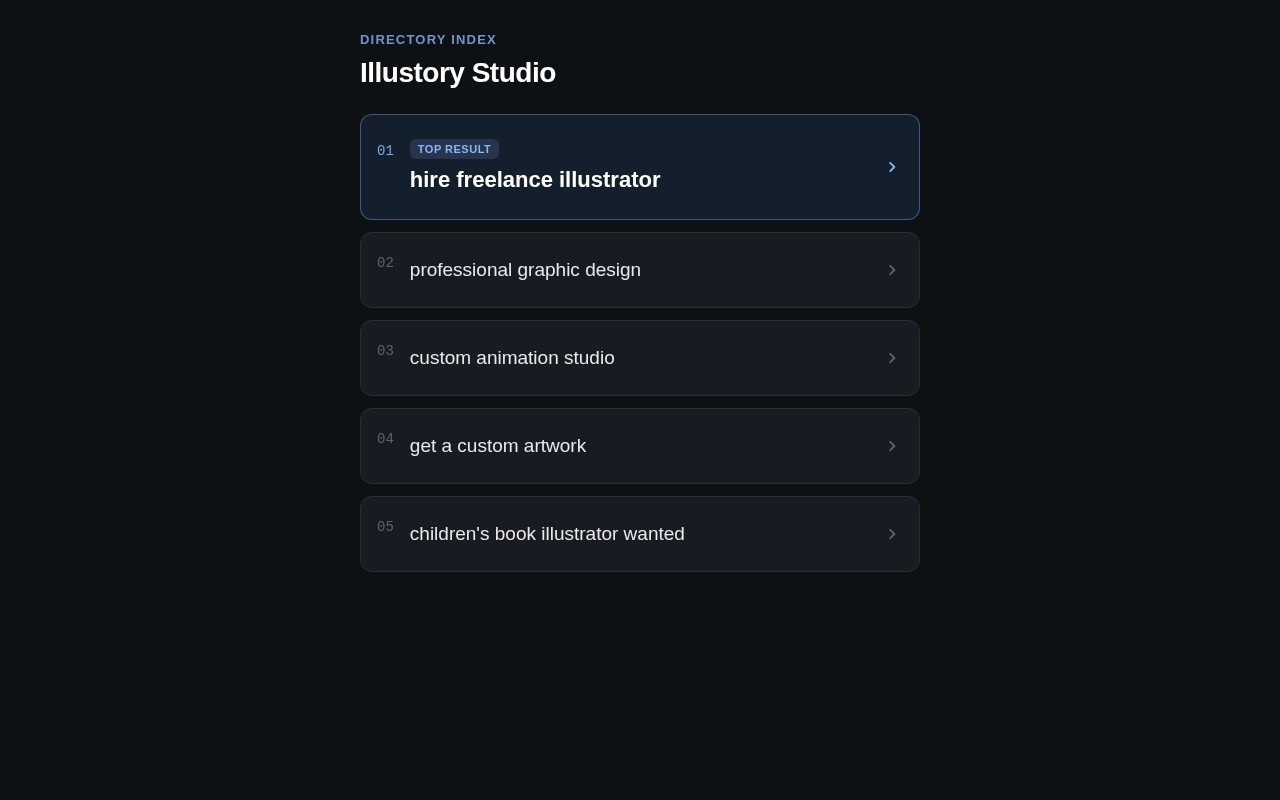 Illustory Studio官网截图