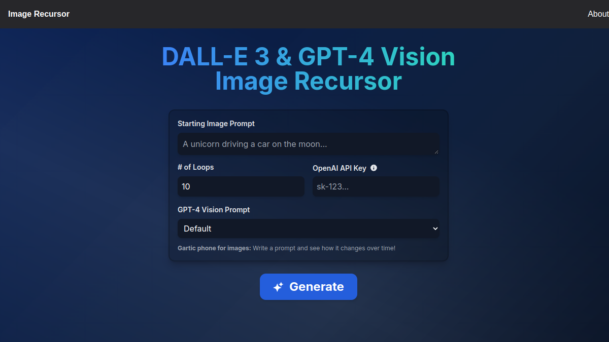 Image Recursor官网截图