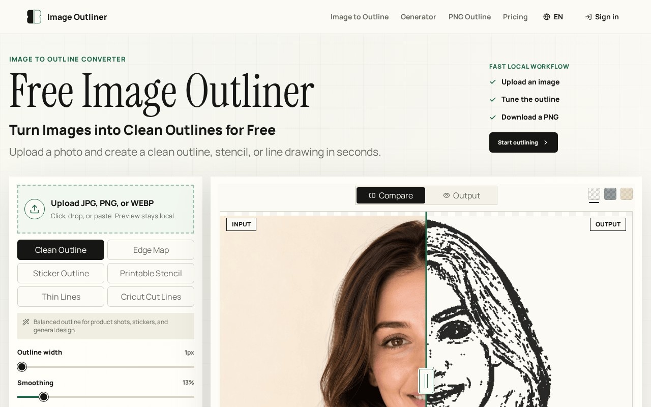 Image Outliner官网截图