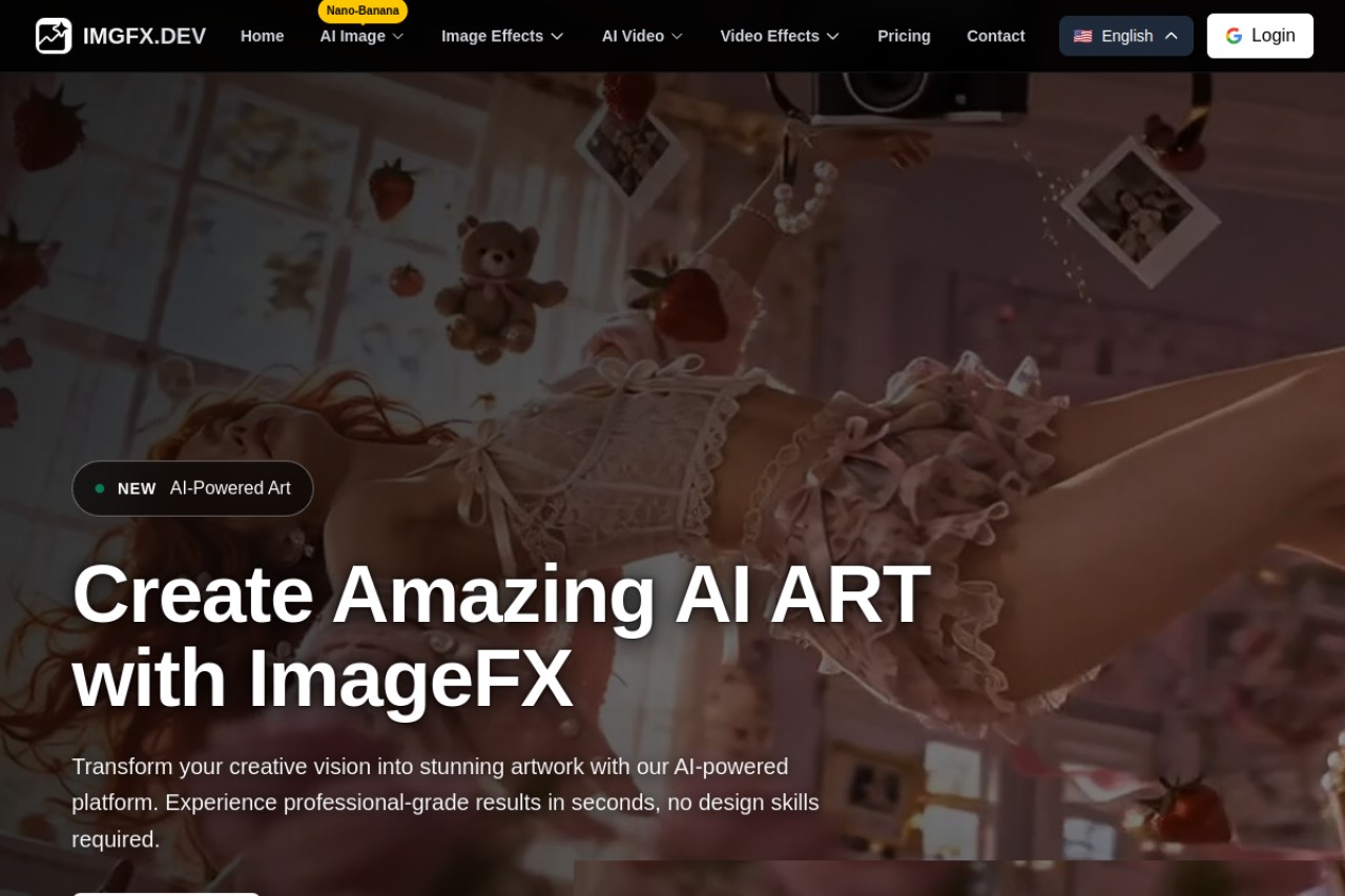 ImageFx官网截图