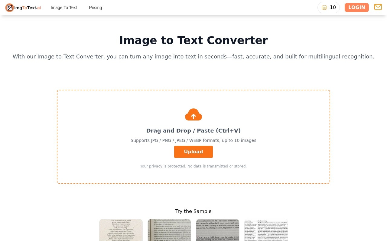 imgtotext.ai官网截图