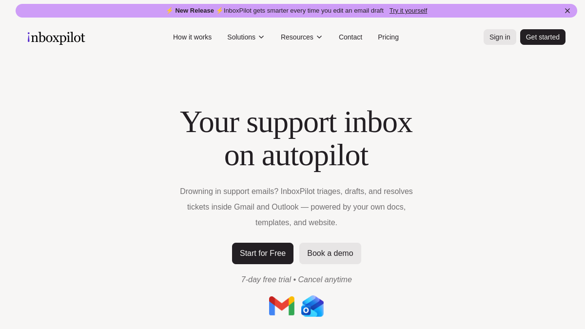 InboxPilot官网截图