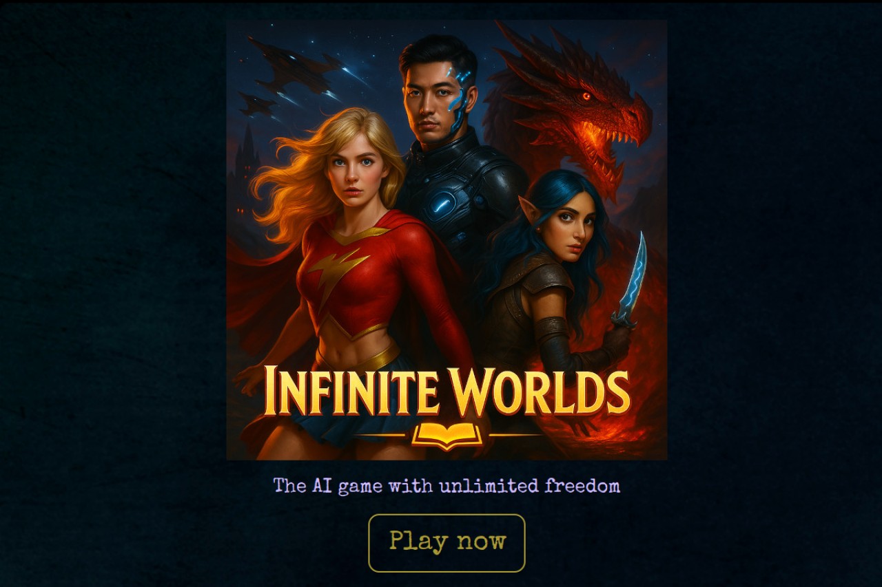 Infinite Worlds官网截图