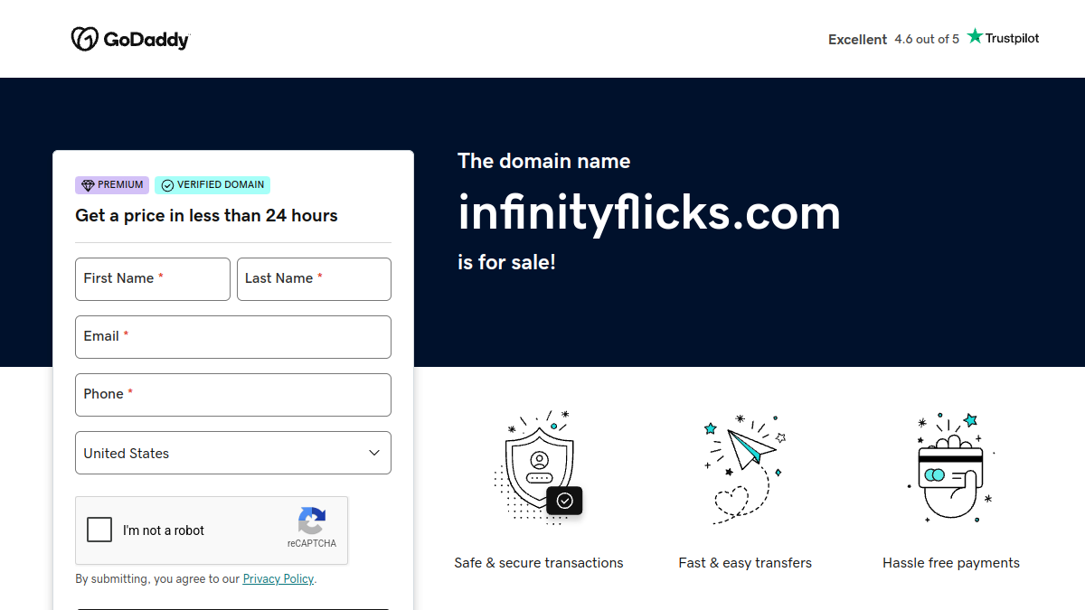 Infinity Flicks官网截图