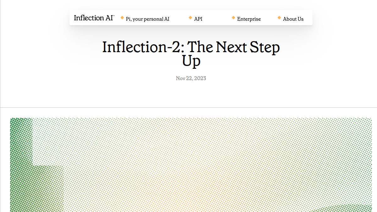 Inflection-2官网截图