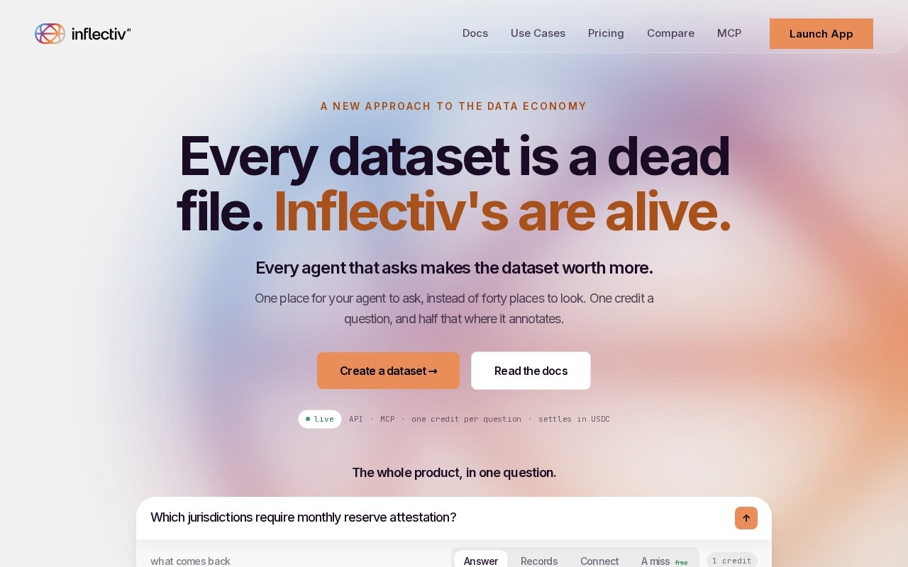 Inflectiv.ai官网截图