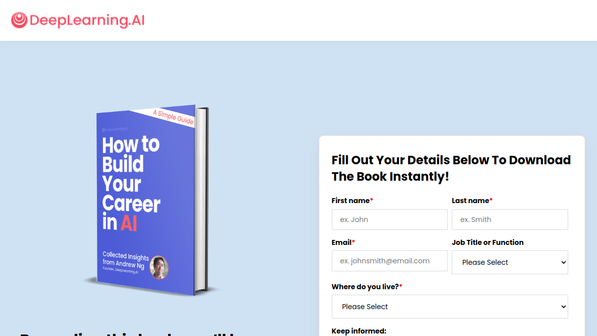 How to Build Your Career in AI官网截图