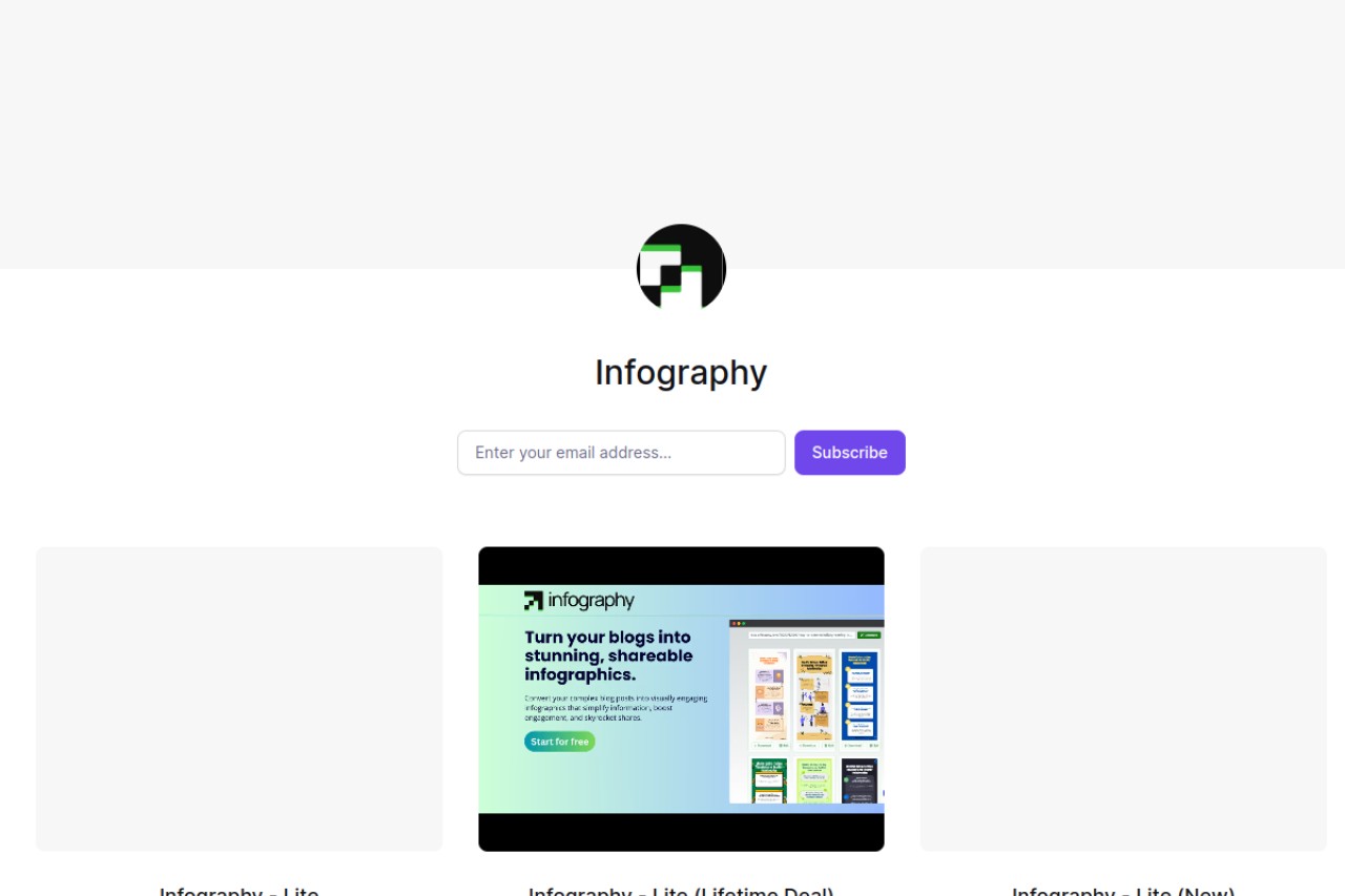 Infography官网截图