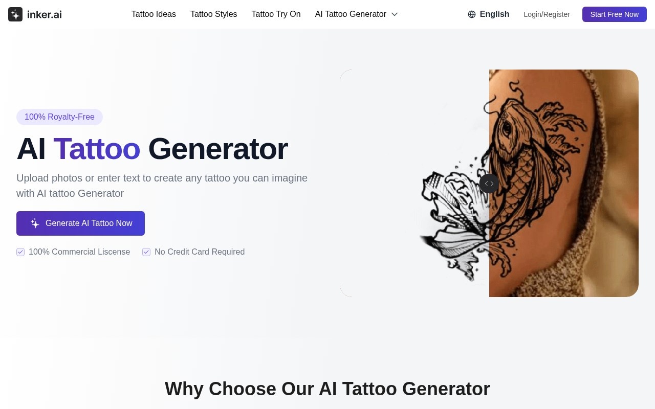 Inker.AI官网截图